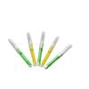 Dual-Color Orthodontic Interdental Brush for Gap and Bracket Cleaning