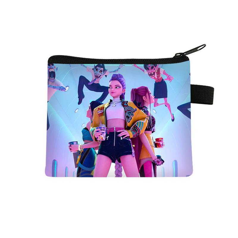 Witch Hunters Change Bag Coin Storage Bag Wallet Short Portable Key Card Bag Cartoon Bag