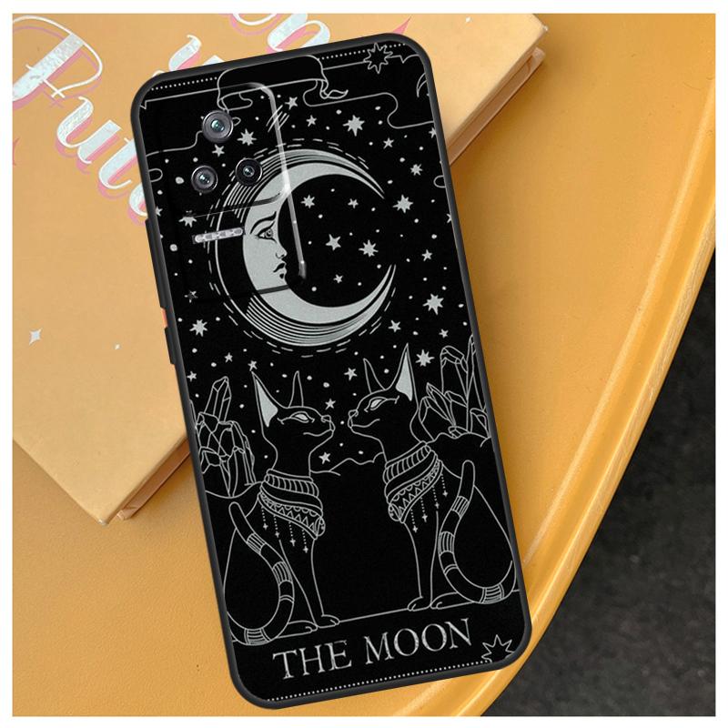 Moon Tarot Witch Cat Funda For Xiaomi 17 Pro Max 14 15 Ultra 13T 14T 15T POCO X7 X5 X6 Pro F5 F6 F7 F8 Ultra Case