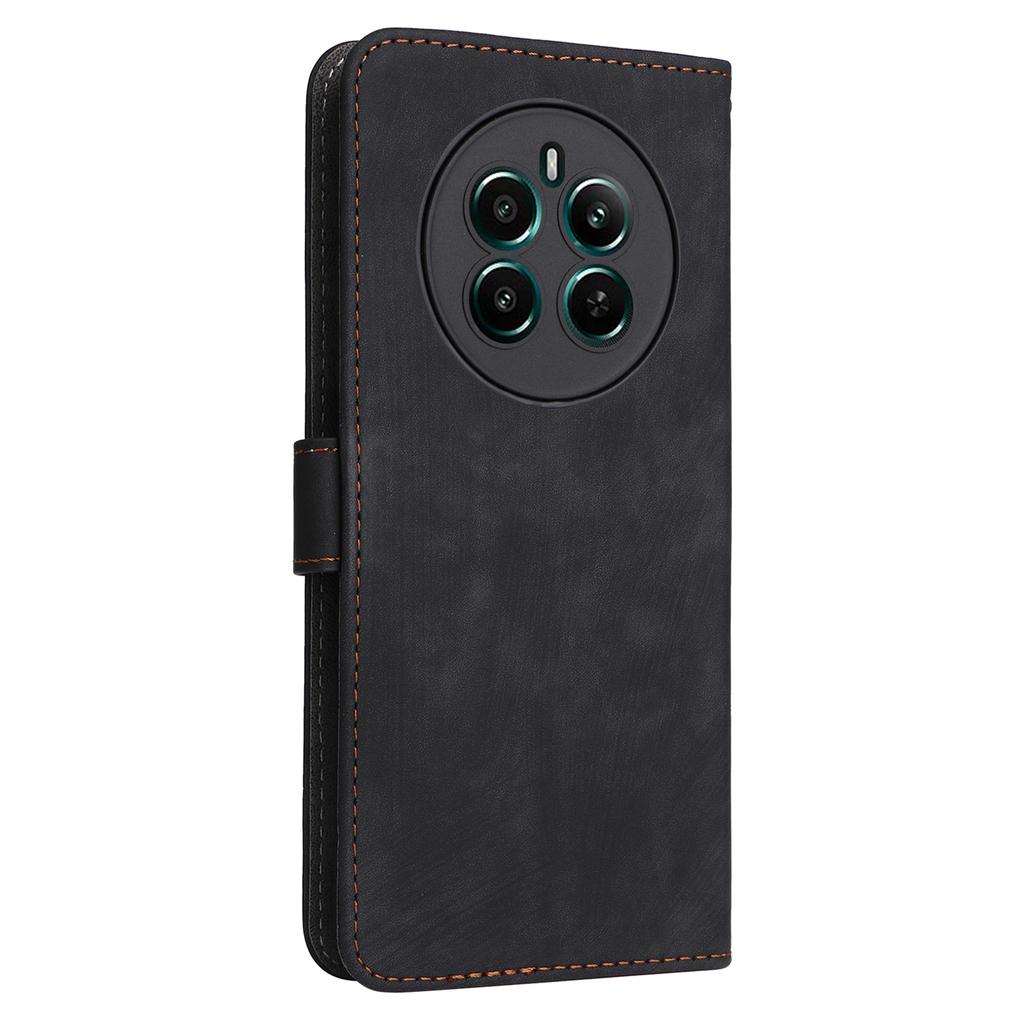 For Realme 12 4G/12+ 5G/Narzo 70 Pro 5G/Narzo 70 5G/P1 5G/13 4G Wallet Case RFID Blocking TPU Inner Shell Leather Phone Cover