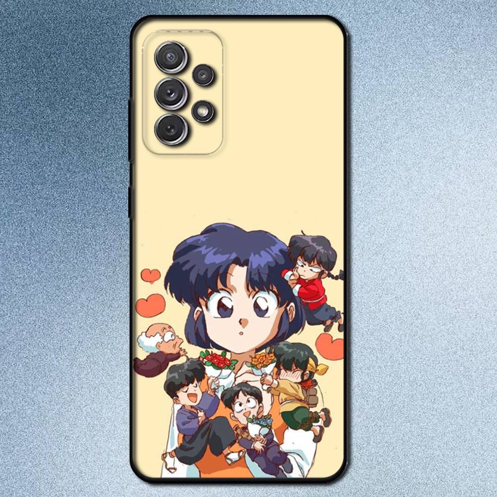 Ranma 1 2 Phone Case For Samsung S25,S24,S21,S22,S23,S30,Ultra,S20,Plus,Fe,Lite,Note,10,9,5G Black Cover