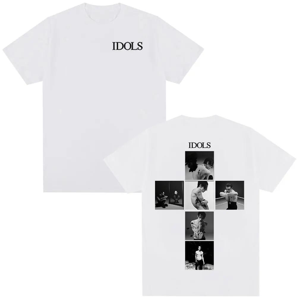 

Yungblud IDOLS New Album World Tour TShirt Unisex Hip Hop Short Sleeve Loose Casual Fashion Women And Unisex Tshirts 4XL