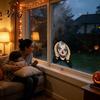 Startling Prank Gadgets Creepy Window Mask, Realistic Halloween Scare Prop for Glass Strange Horror Atmosphere Surfaces, Scary Face Hanging Decoration