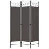 VidaXL Room Divider 3 Panels Anthracite 120x180 Cm
