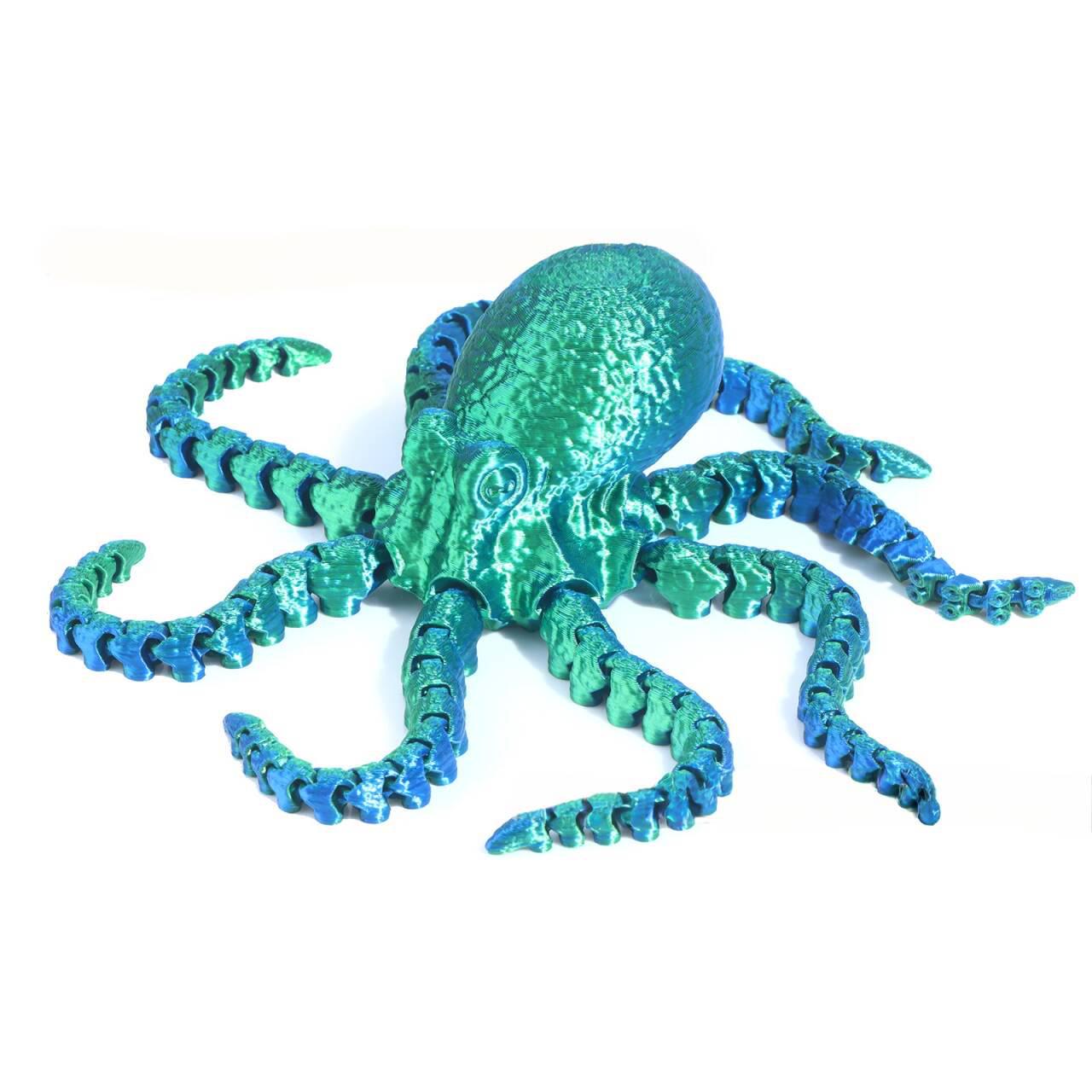 

Украшения в виде осьминога, напечатанные на 3D-принтере — креативные, подвижные и модные подарки ручной работы 19 cm