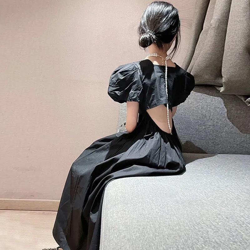 Girls Princess Party Dresses Fashion Summer Kids Birthday Wedding Evening Prom Gown Children's Dress Teenage 6 8 10 12 14 Year