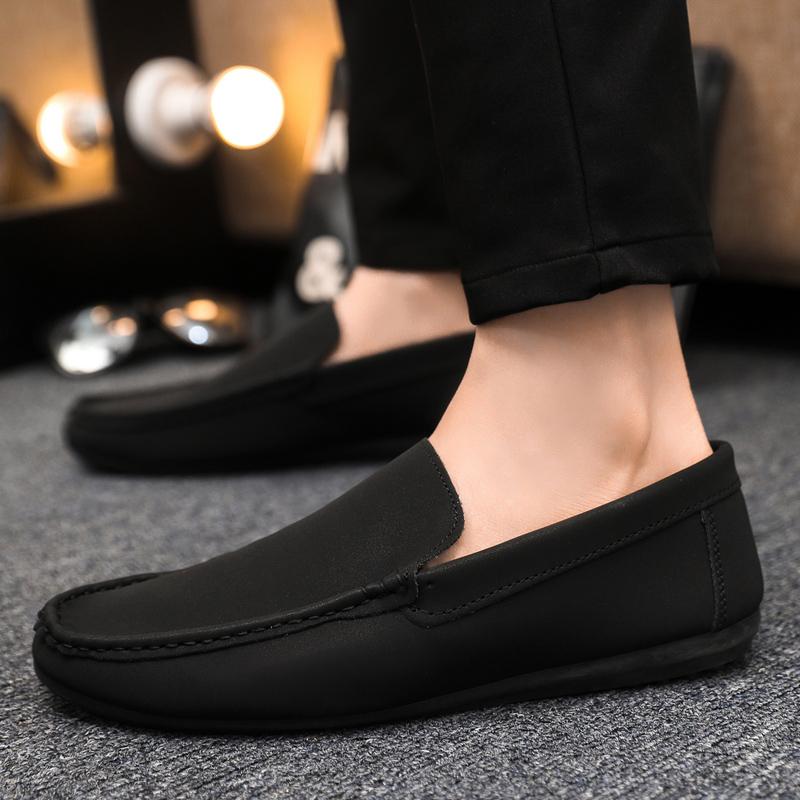Herren Freizeit Schuhe zum Hineinschlüpfen Formelle Leder Herren Loafer Luxus Marke Business Schuhe Bequem Weich Herren Fahrerschuhe Mokassins