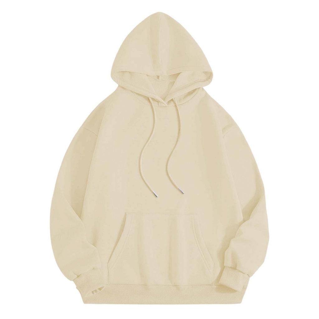 Women's long-sleeved letter-printed hooded pullover hoodie jacket