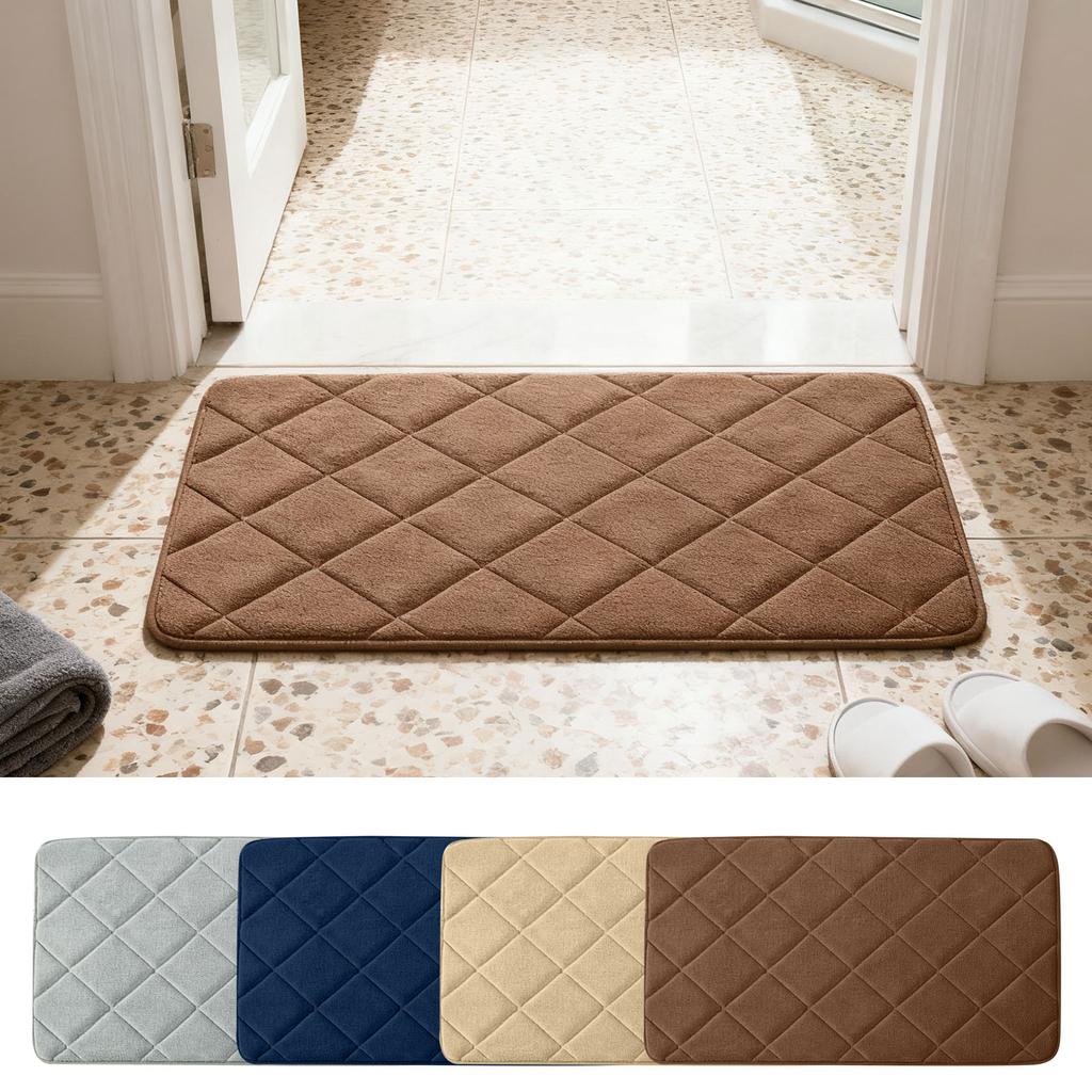 Absorbent Floor Mat, Door Mat Anti-slip Suitable For Bathroom, Porch