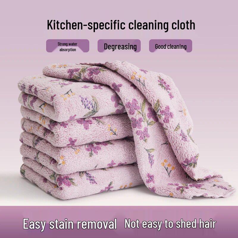 

Thick, Absorbent, Wear-Resistant Kitchen Dishcloths - Lint-Free and Durable for Cleaning and Wiping