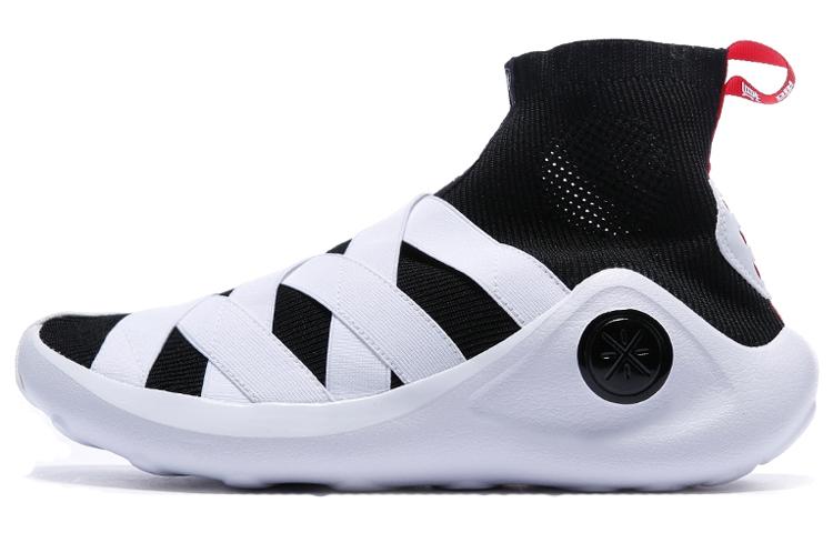 Li Ning WAY OF WADE Essence X Легкие Высокие Баскетбольные Кроссовки Мужские Белый Черный AGWN057-1 39.5