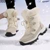 New winter cotton shoes women's shoes high-top snow boots warm non-slip boots long tube