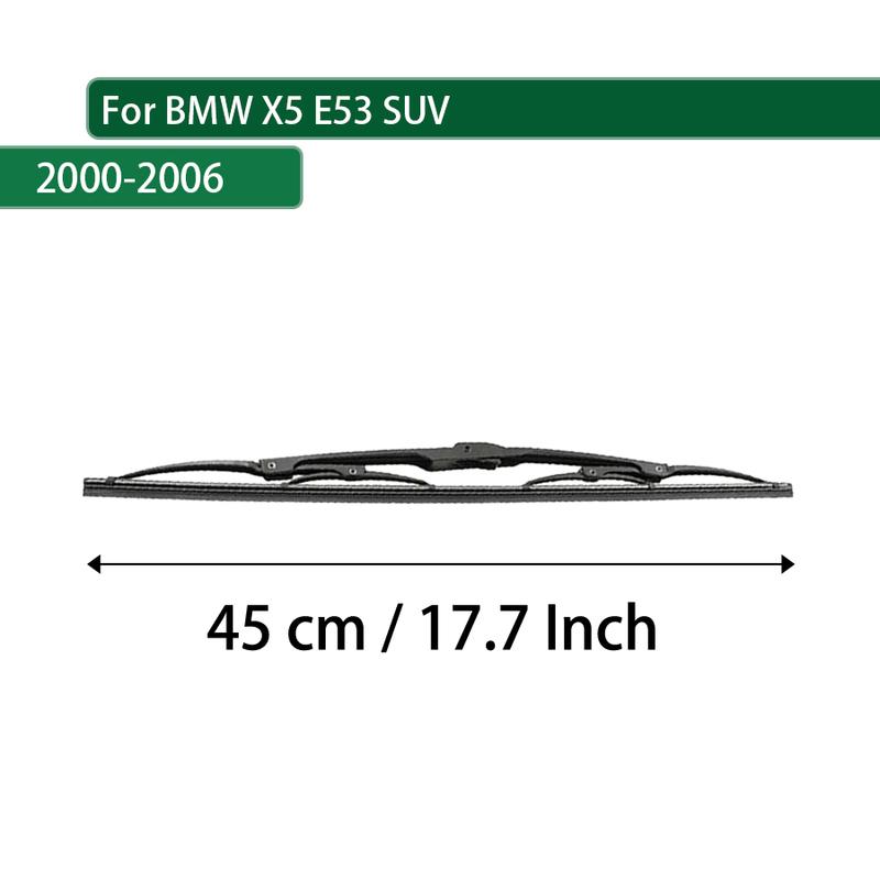 For BMW X5 E53 SUV 2000-2003-2006 Rear Wiper Blade Arm Set Rear Window Windshield