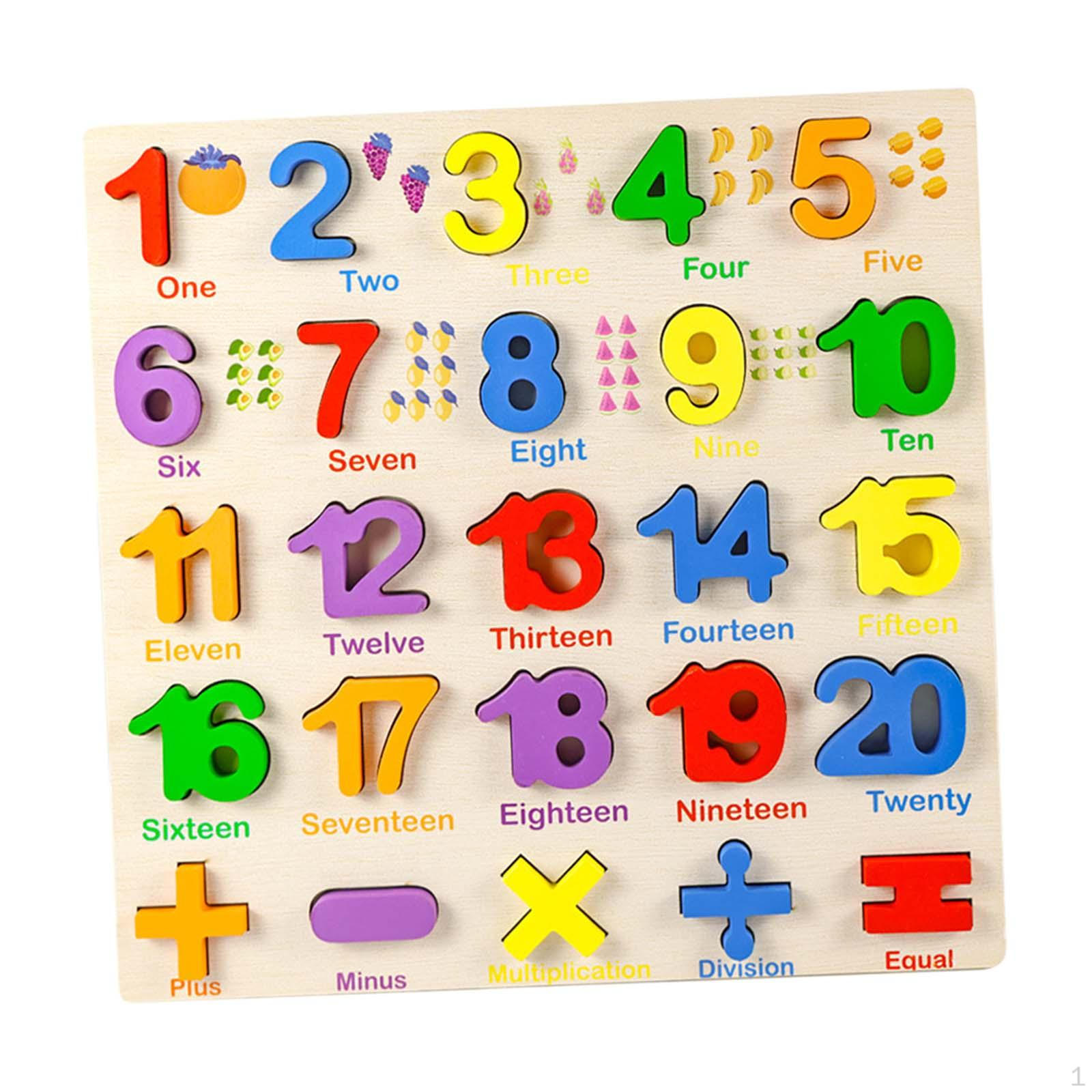 

Интерактивные строительные блоки головоломки для детей, образования, развития и развлечений Number Puzzle