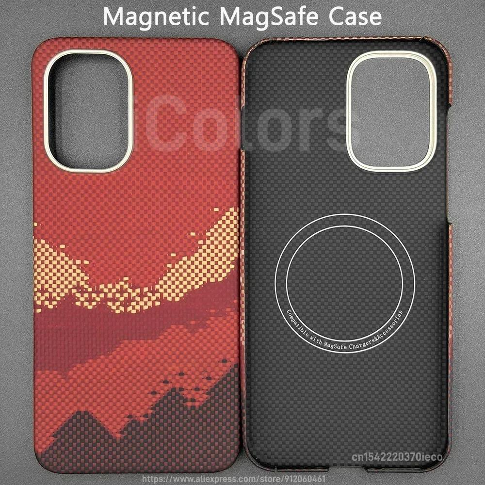 For OnePlus Ace 6 Ultra/Ace 6/Ace 6T/15R Aramid Carbon Fiber Case Magnetic with MagSafe Ultra Thin Lightweight Protective Cover