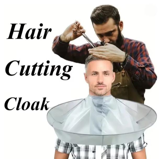 DIY Hair Cutting Cloak Umbrella Design Cover, Suitable For Salon Barber Cutting Cloak Wrap, Foldable Waterproof And Portable