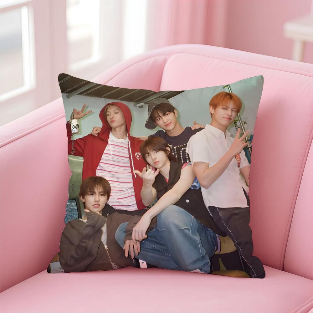 Korean Handsome Boy Group CCortis Cushion Cover Pillow Case Soft Skin Friendly Fabric  Concealed Zipper