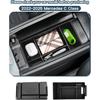 Ruiya C300/C300 4MATIC/C300e/AMG C43 Mittkonsolsorganisatör för C300 Mercedes Benz Tillbehör ABS-material Armstödskonsolbricka Kompatibel med
