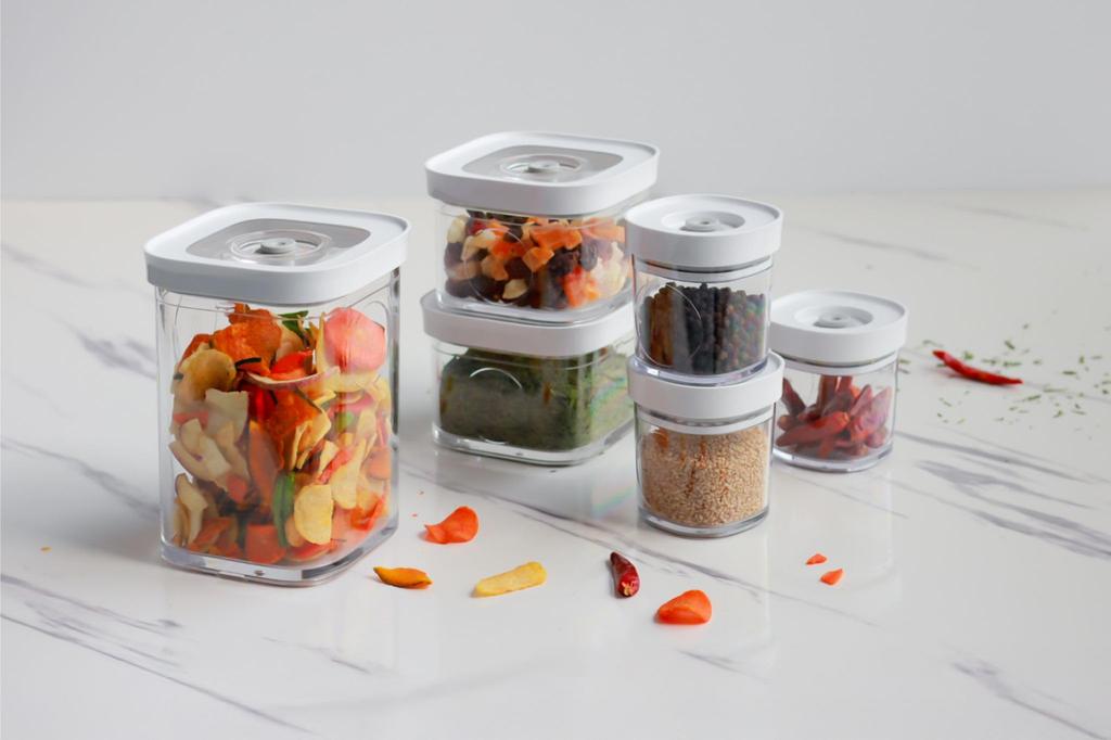 ZWILLING Save Cube Mini Container Storage Canister Storage Japanese Fresh Save CUBE "Fresh & Set" Set, Vacuum-Sealed Container, [Official Product] &