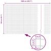 Euro Fence Gray 1.5 X 10 M PVC Coated Iron