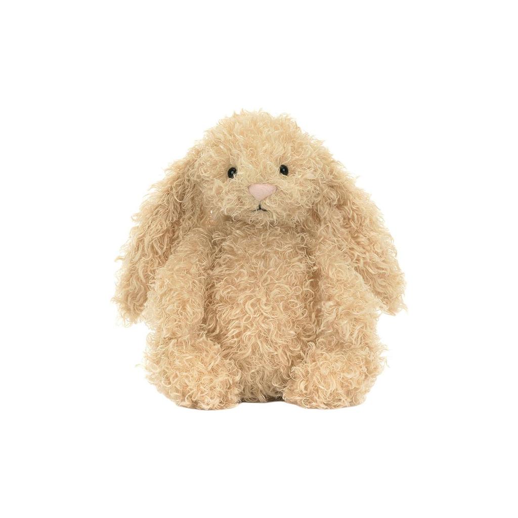 Jellycat Zhizhen Shy Curly Bonnie Rabbit Cute Doll Plush Doll Sitting Height 23cm/38cm Height