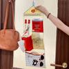 Oxford Cloth Dormitory Storage Hanging Bag Multi-layer Cute Wall Mounted Storage Bag Space Saving Sundries Organizer Students