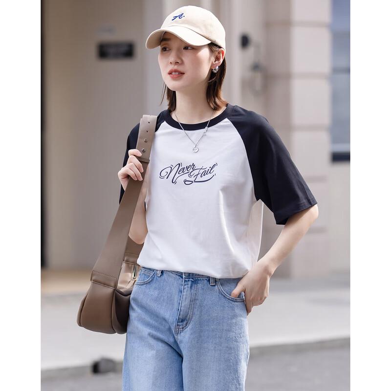 Demana Women's Color-Block Patchwork T-Shirt