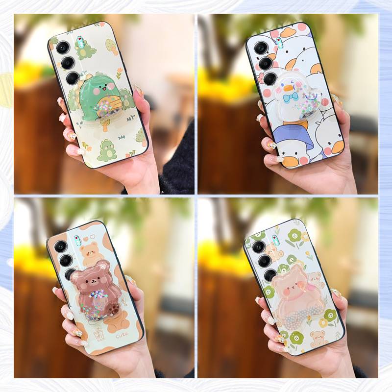 TPU Phone Lens Protection Phone Case For Tecno Camon40 4G/CM5 Waterproof Skin Feel Silicone Back Cover Simplicity Cute