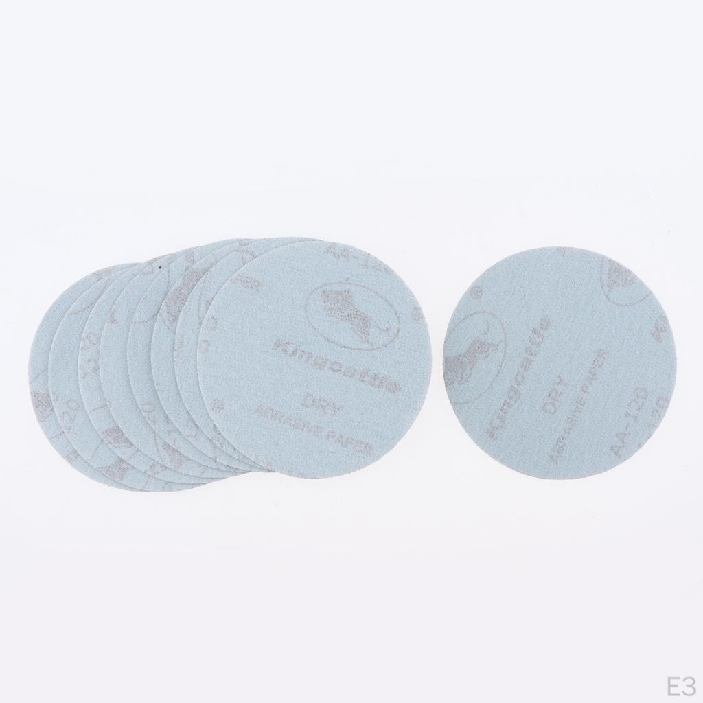 10Pcs 120mm 5inch 80-800Grit Discs Sanding Polishing Pad Equipment Oscillating Tool Pads