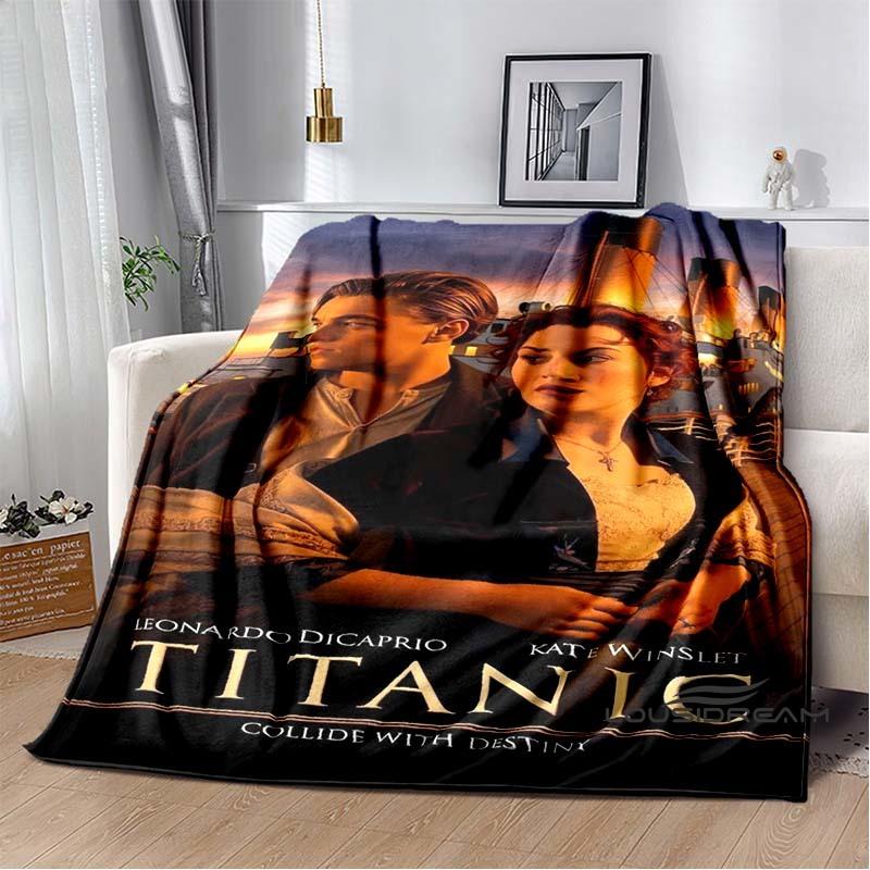 (Titanic) Flannel Blankets Are Suitable for Bedrooms, Living Rooms, Beds, Camping, Picnics, Offices, and Other Places.