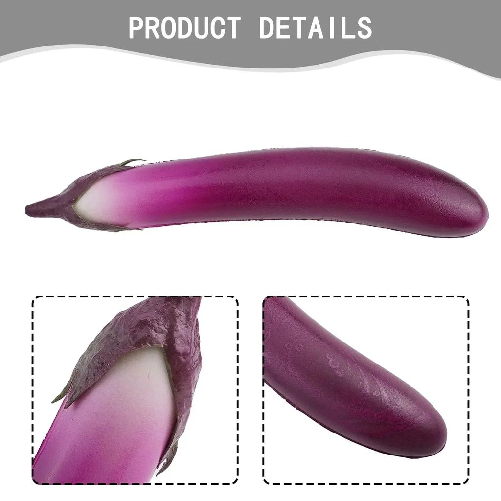 Artificial Fake Cucumber Aubergine Brinjaul Model Hotel Restaurant Store Shop Decor Simulation Vegetables Photo Props Hot Sale