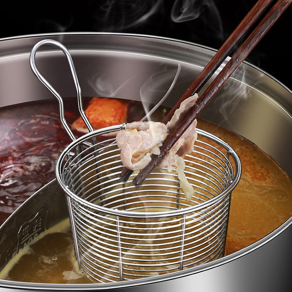 304 Stainless Steel Household Hot Pot Colander Dumpling Hook Fishing Spoon Fishing Noodles Cooking Noodles Spoon Filter