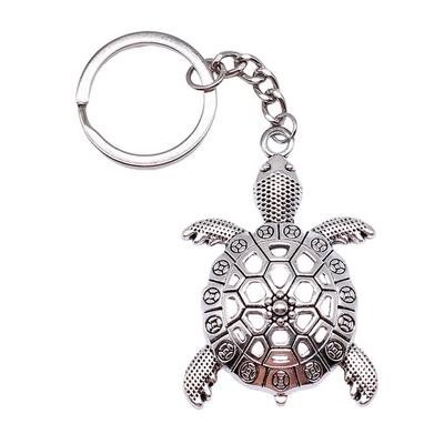 Starfish Shell Turtle Beach Ocean Keychain for Boys Trendy Boho Fathers Day Gift Classic Wallet Accessory