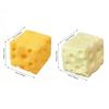 Quishy Cheese Toy, Simulation Cheese, Funny Prank Stress Relief Ball, Decompression Toy, Kids Toy With Soothing Squeezing Sound