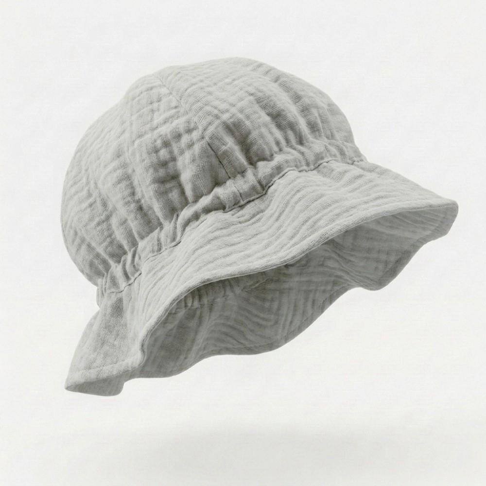 Breathable Gauze Muslin Baby Summer Hat Soft Edge Children Panama Cap Kids Sun Hat  Summer Season