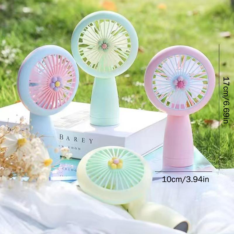Mini Handheld Fan Usb Electric Battery Operated Personal Fan Fashion Mixed Colors Portable Pocket Fans