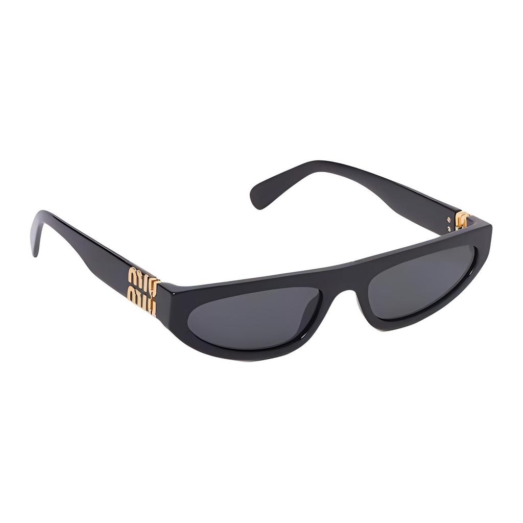 Miu Miu Cat Eye Sunglasses With Logo Temples Women sunglasses Black SMU07Z_E1AB_F05S0_C_056