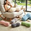 Long Diamond-Shaped 3D Throw Pillow for Neck, Lumbar, and Cervical Spine Support