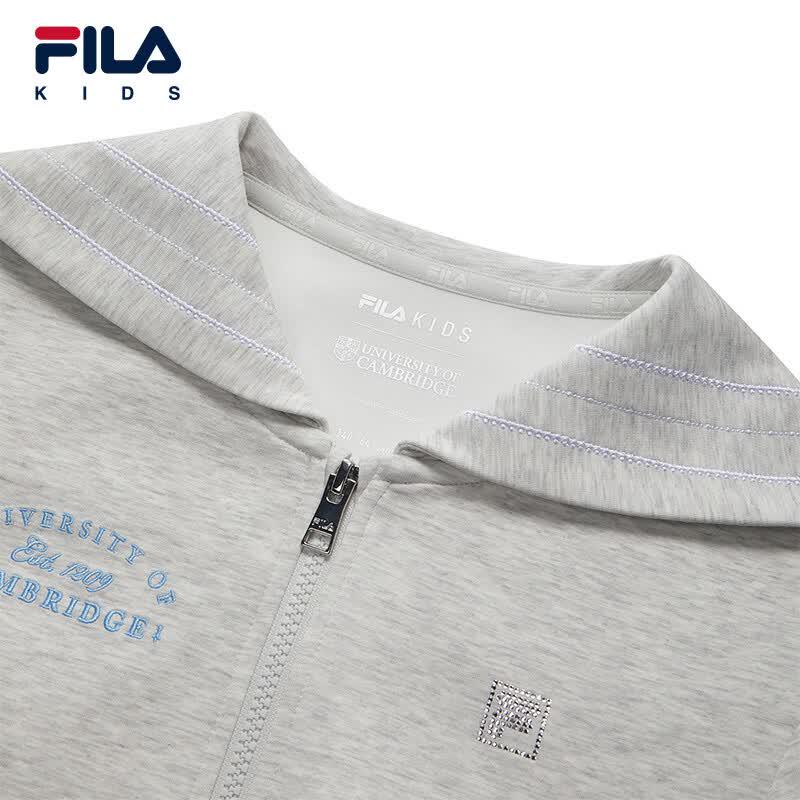 FILA Kids Girls' Preppy Knit Jacket