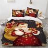 3D Print Cartoon Christmas Santa Claus 3D Duvet Cover Bedding Set Comforter Linen Pillowcases Home Decor Single Twin King Queen