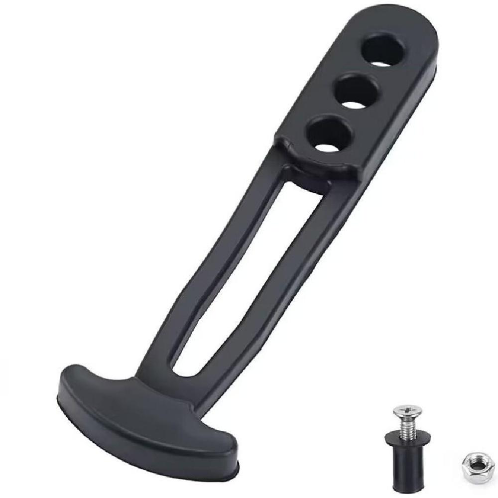 Curea Telescopică Scară Barcă, Grad Marin, Reținere Sigură, Bandă de Blocare din Cauciuc cu 3 Găuri de Montare Reglabile pentru Scară cu 2 Trepte, 3 Trepte sau 4 Trepte