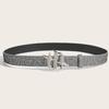 Elegant Rhinestones Studded Women Waist Belt Wide Band For Evening Parties And Casual Outings With Unique Buckles Design