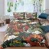 Boys Dragon Comforter Cover Queen Queen Full Size Colorful Dragon With Wing Bedding Set Trippy Magical Animal Duvet Cover Set