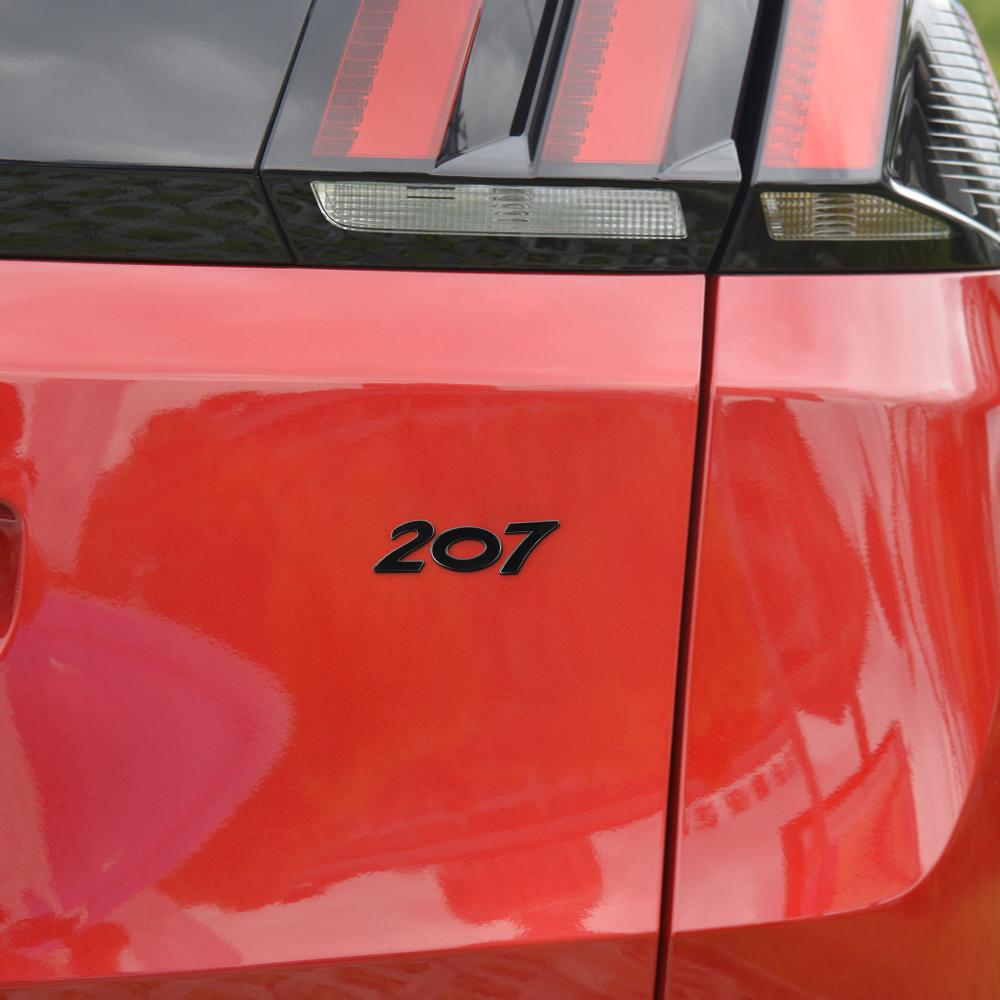 For New Peugeot 206 207 301 307 308 408 508 2008 3008 4008 5008 RCZ 1Pcs ABS Car Badge Sticker Car Body Trunk Decoration Sticker