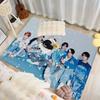 Boy Band N-NCT Wish Singer Room Mats Washable Non-Slip Living Room Sofa Chairs Area Mat Kitchen Alfombra