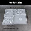 Multipurpose Sturdy Silicone Tent Candle Holder Mold Set Portable for Resin Plaster Craft Supplies Assorted Sizes