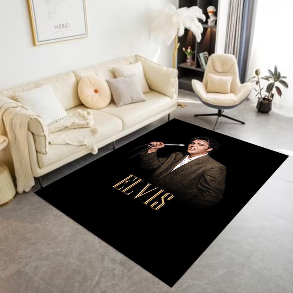 Elvis Presley Performance Floor Mat Perfect for Kitchen Foyer Playrooms Living Rooms Antislip Carpet Office home decor Gift for Festivals