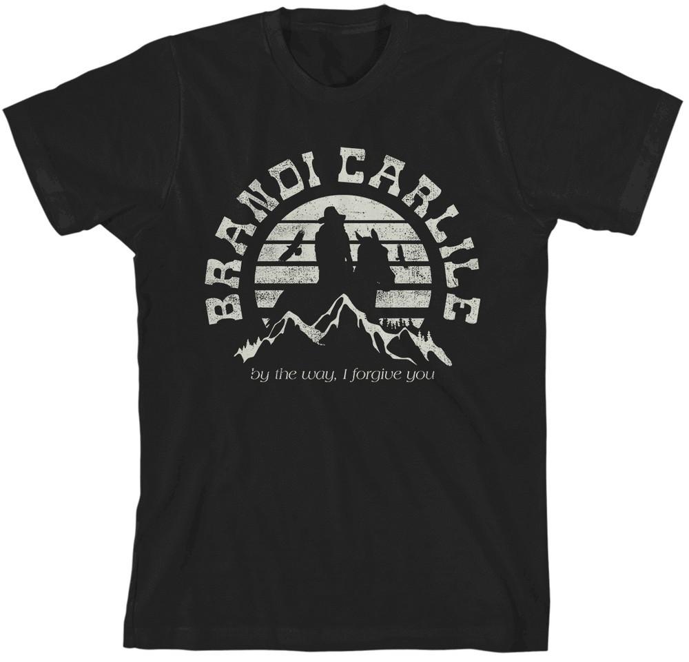 Vintage Brandi Carlile By The Way I Forgive You Cotton Black Shirt Size Unisex T-Shirt XXXL