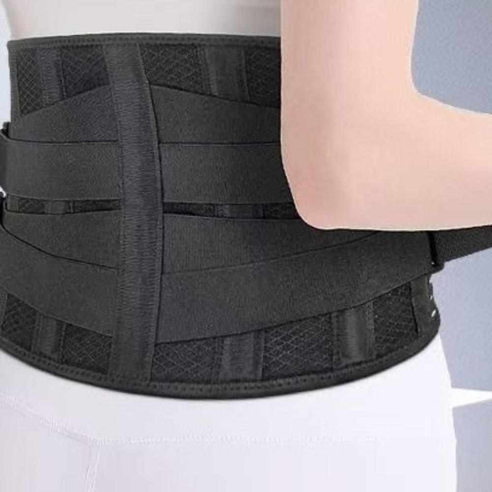 Adjustable Breathable Waist Braces 16-hole Mesh Lumbar Support Belt Waist Trainer  Workout