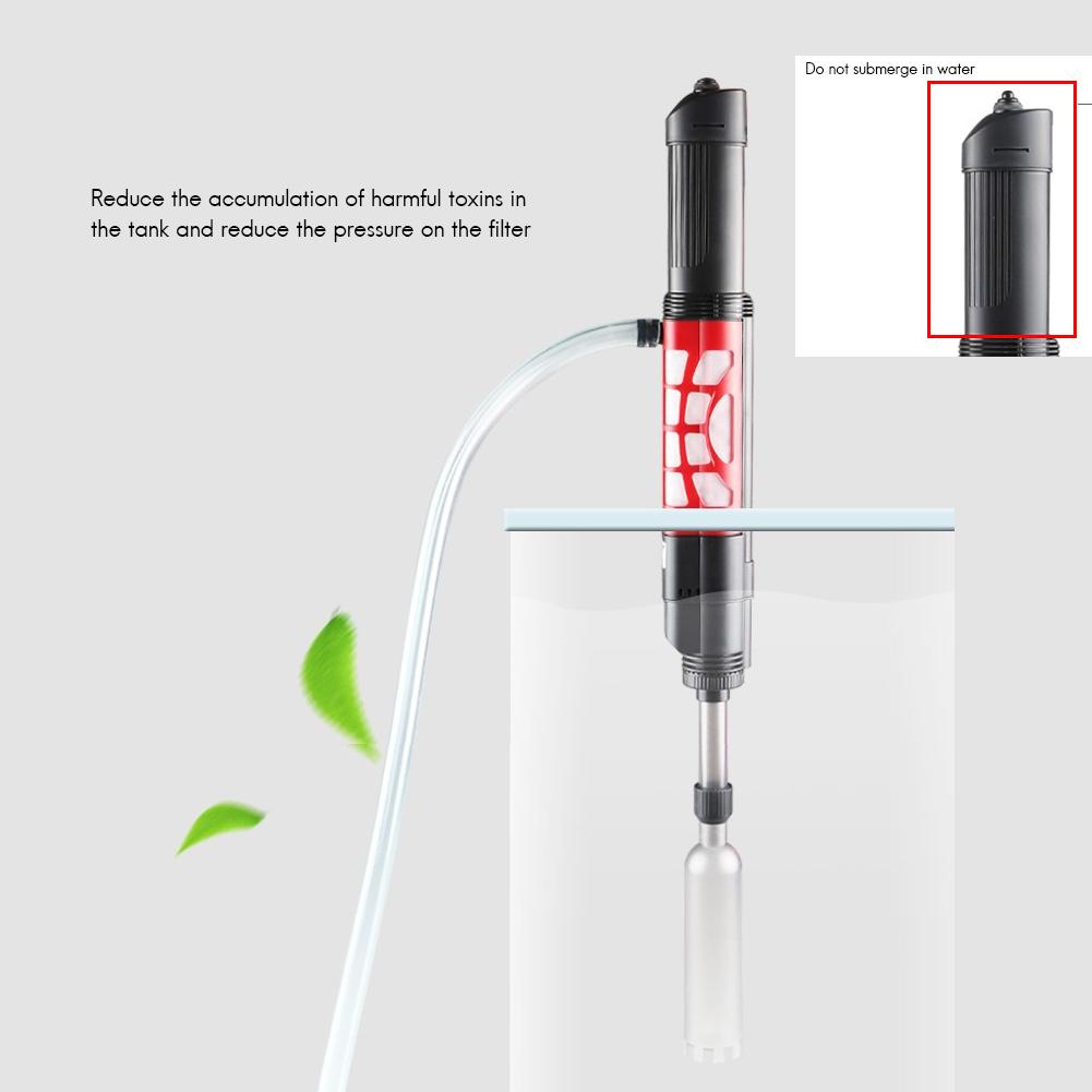 Aquarium Automatic Water Changer Gravel Cleaner Electric Sand Suction Pump